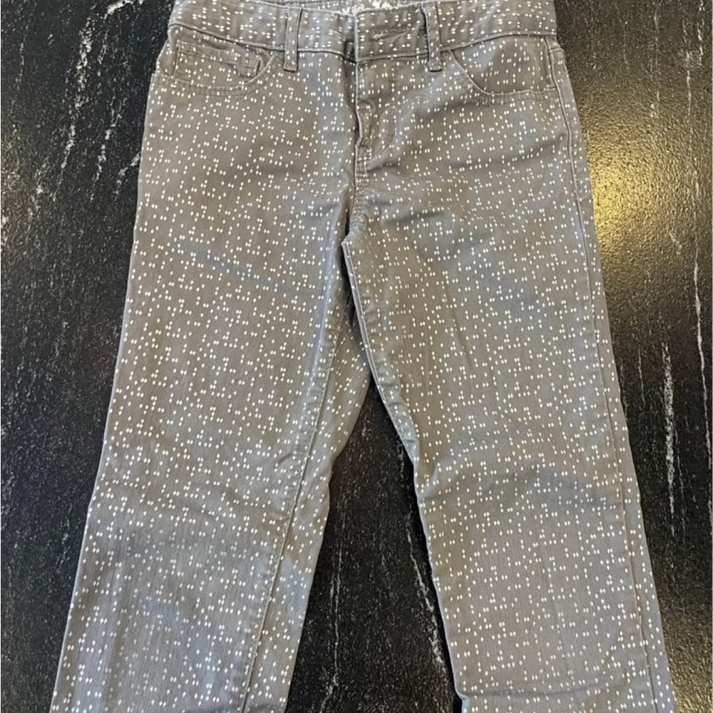 GAP Kids Gray and White Jeans Classic Fit